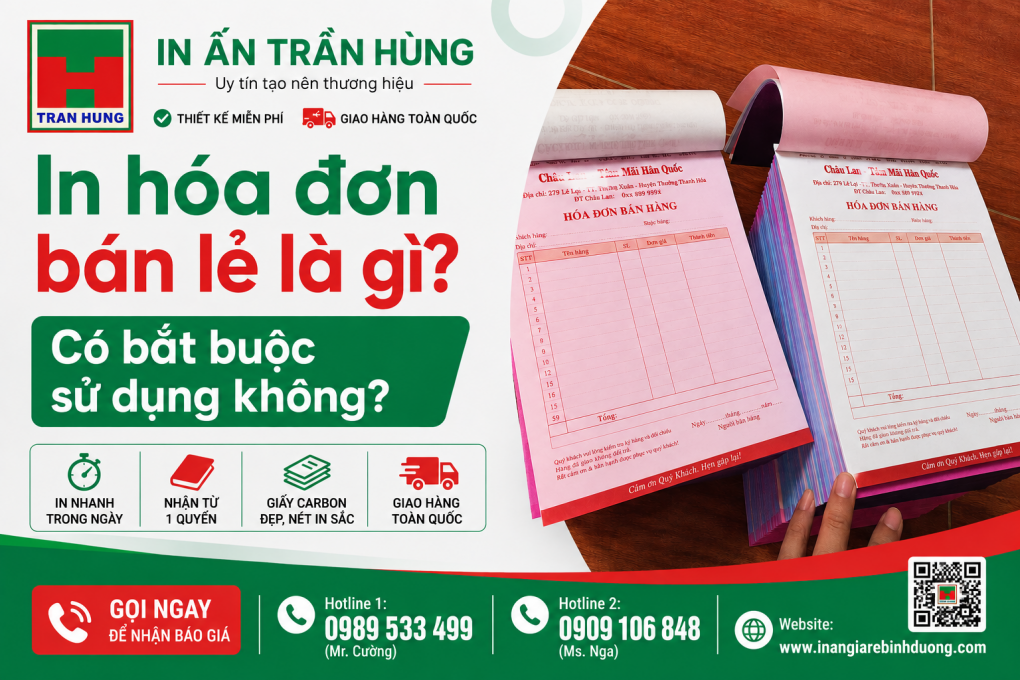 In hóa đơn bán lẻ là gì? Có bắt buộc phải sử dụng không?
