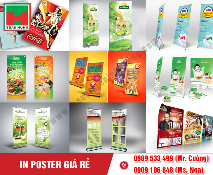 Dịch vụ in poster giá rẻ Bình Dương, lấy nhanh