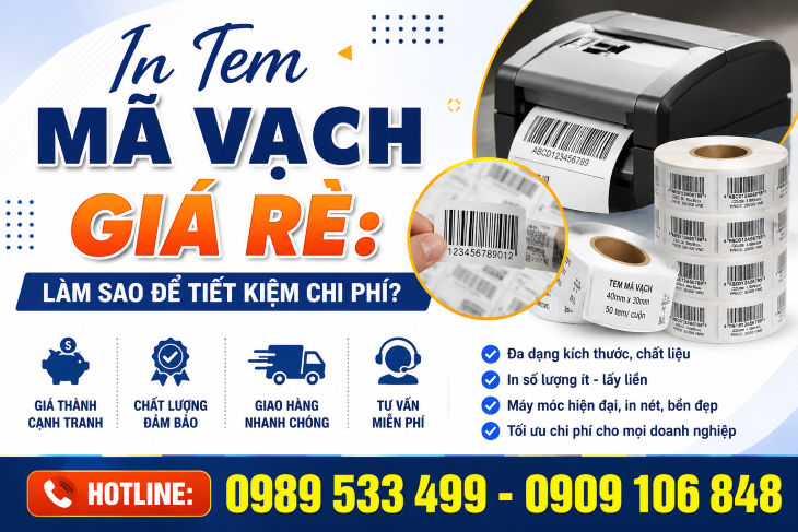 In Tem Mã Vạch Giá Rẻ: Làm Sao Để Tiết Kiệm Chi Phí?