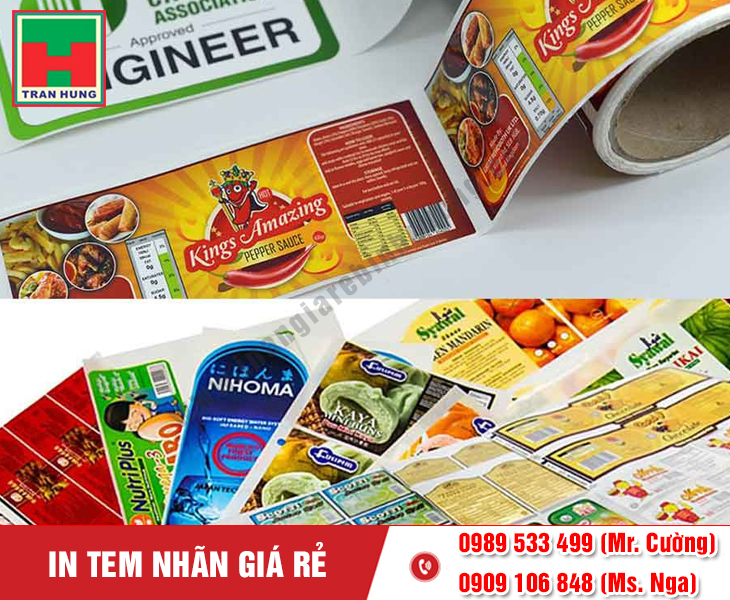 Đơn vị in tem nhãn giá rẻ & uy tín tại Bình Dương