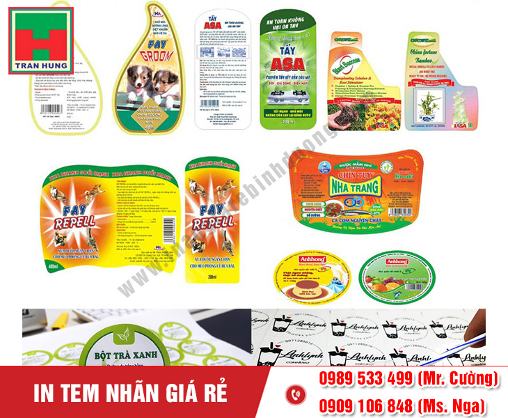 In Tem Nhãn Giá Rẻ – In Tem Dán Đẹp, Bền, Chất Lượng