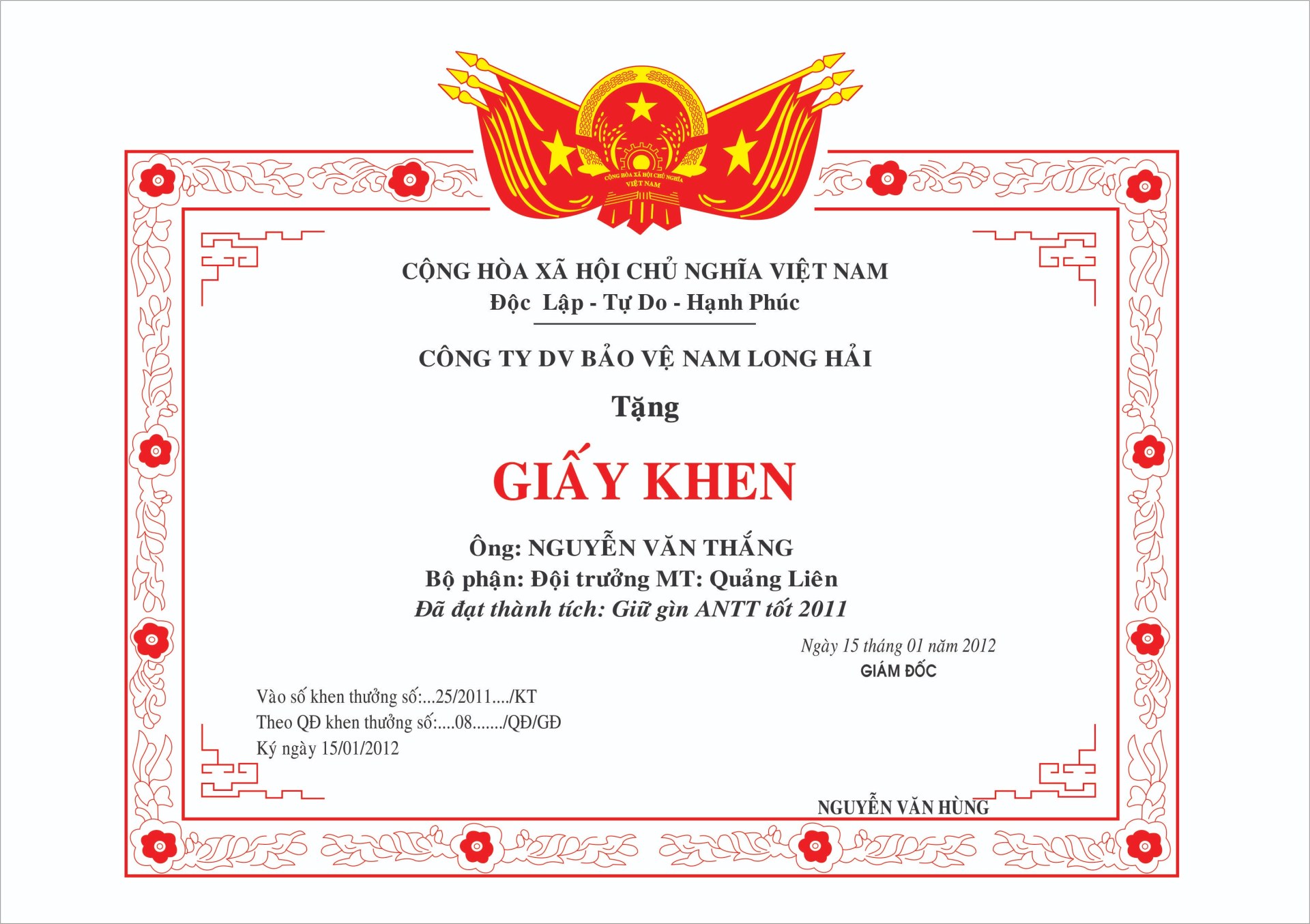 In giấy khen giá rẻ