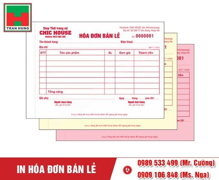 in hóa đơn in hóa đơn