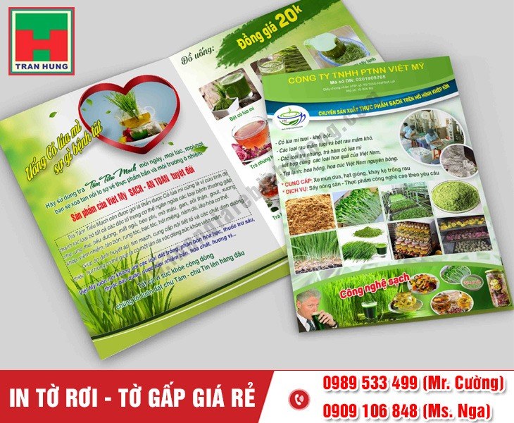 in tờ rơi gập