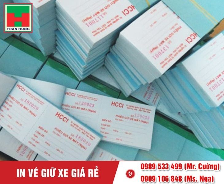 In Vé Giữ Xe Cho Bãi Giữ Xe In Vé Giữ Xe Cho Bãi Giữ Xe