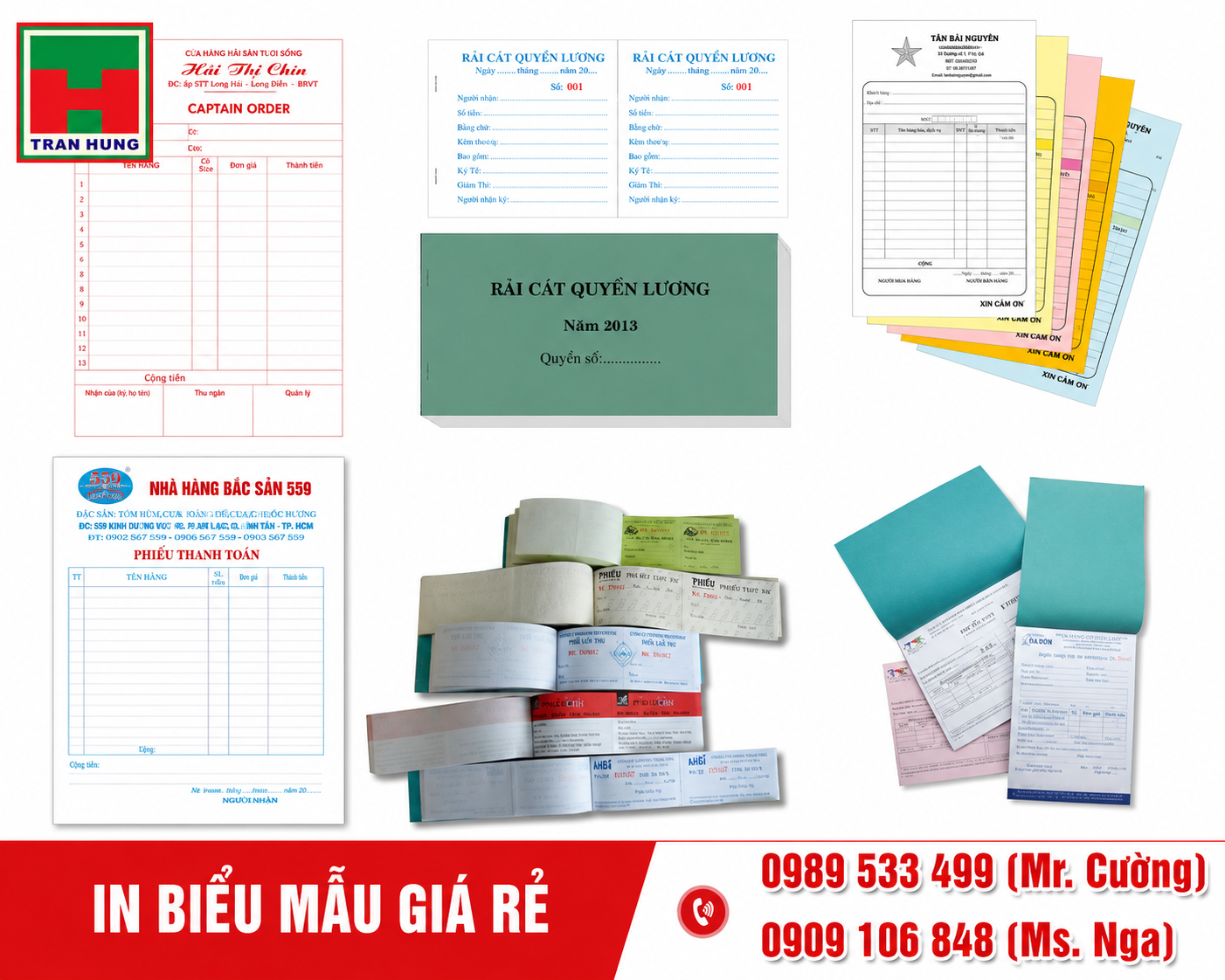 in biểu mẫu Trần Hùng in biểu mẫu Trần Hùng